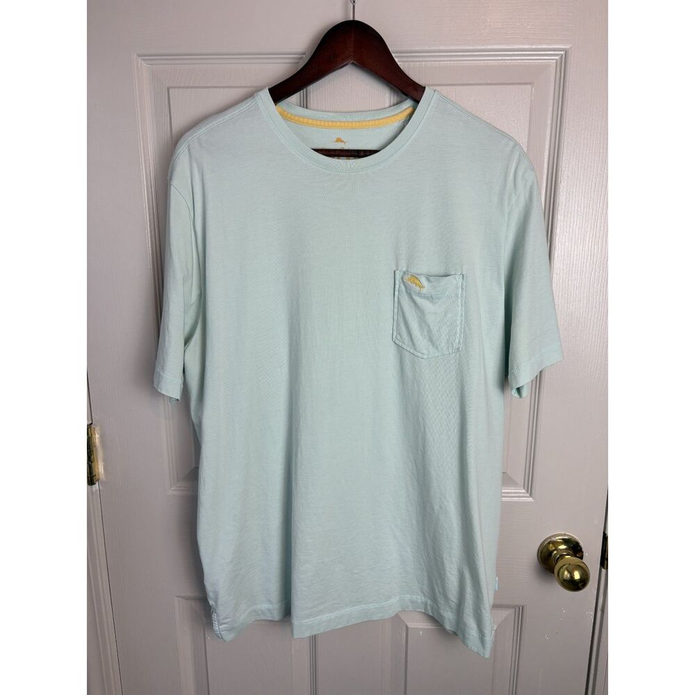 Tommy Bahama Relax Mint Green Tshirt Pima Cotton